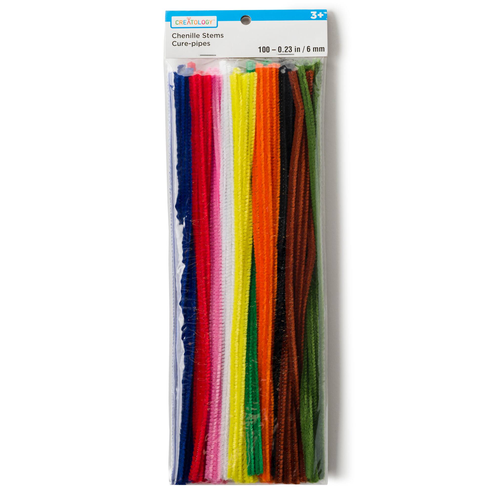 12 Packs: 100 ct. (1,200 total) Primary Chenille Pipe Cleaners by Creatology™